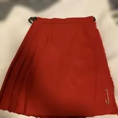 Kinloch Anderson キルトスカート　赤
