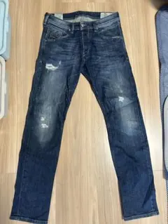 ディーゼルストレッチダメージ加工 スキニーデニム 29