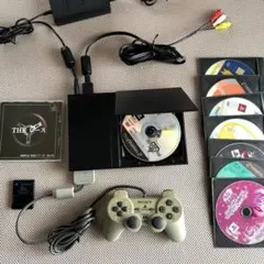 プレイステーション2 本体 コントローラー、メモリー、ゲームディスクも付きます。