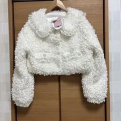さきまるちゃん 量産 ブルゾン フェイクファー ショートコート