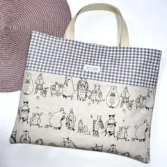 レッスンバッグ ヌビ 恐竜刺繍 - メルカリ