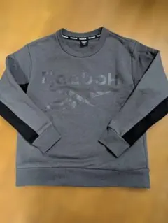 Reebok グレー 裏起毛トレーナー 長袖 140cm
