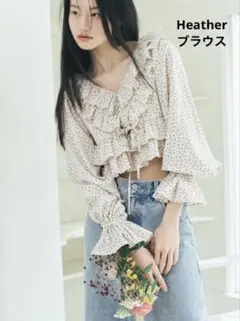 Heather ヘザー　アソートフリルブラウス