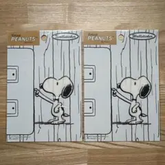 PEANUTS スヌーピー ウォールステッカー　2枚セット　未使用