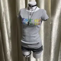 セシルマクビー カットソー スパンコール y2k 平成ギャル