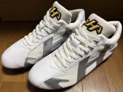 ハタケヤマ 野球スパイク ホワイト HATAKEYAMA オーダー 27.0cm