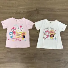 アンパンマン ドキンちゃん Tシャツ 2枚セット 90 半袖 女の子