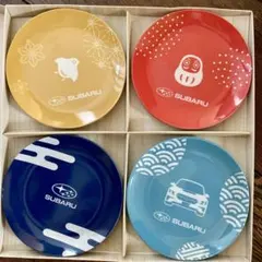 SUBARUノベルティ オリジナル豆皿 4枚セットのサムネイル
