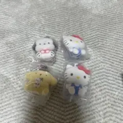 サンリオ ふわわフロッキーマスコット キティ、ポチャッコ、ポムポムプリン