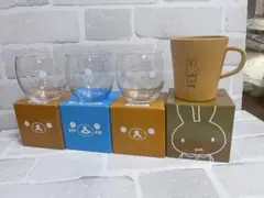 リラックマ3点セット＆ミッフィーのコップ外箱付