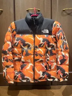 THE NORTH FACE オレンジカモフラダウンジャケット　Lサイズ