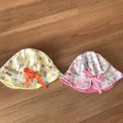 ブランシェス 帽子 二枚セット 双子