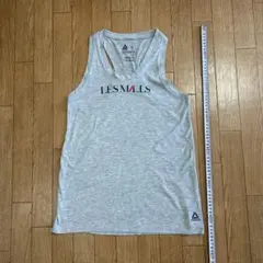 LES MILLS グレー タンクトップ Lサイズ