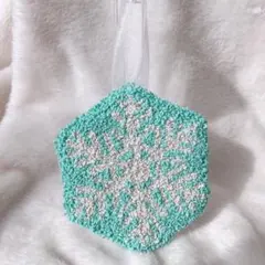 オーナメント　クリスマス　クリスマスツリー　パンチニードル