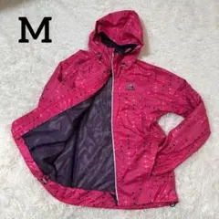 【adidas】ピンク /ウィンドブレーカー /フルジップパーカー/Mサイズ