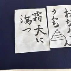 ユーモア 書道作品 手書き