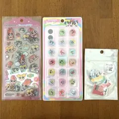 パワーパフガールズ　パワパフ　シール　3点セット