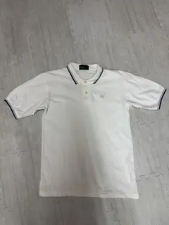 Fred Perry ホワイト ポロシャツ　Lサイズ
