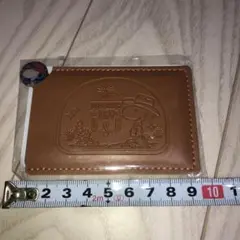 スヌーピー ケース付きミラー ブラウン