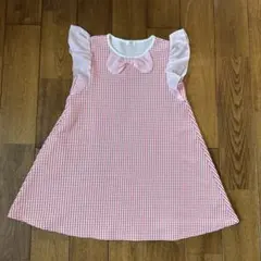 ハッシュアッシュ ノースリーブ ワンピース 130cm 女の子 可愛い キッズ