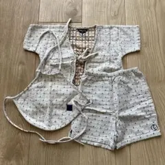 COMME CA ISM 甚平 90cm ベージュ系