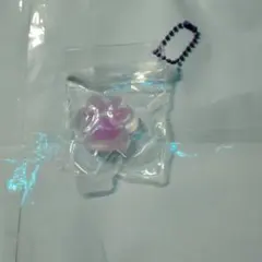 肉球キーホルダー パープル