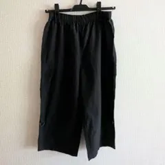 ワークパンツ ハーフパンツ ブラック Mサイズ ポケット×3 長さ調整可