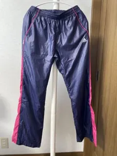 ★美品★アディダス　レディースパンツ　L シャカシャカパンツ　紫