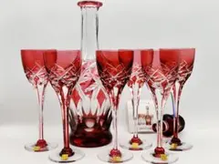 超希少品☆カガミクリスタル 各務満 デキャンタセット（切子、江戸切子、薩摩切子） 2025年最新】薩摩切子 デカンタの人気アイテム - メルカリ