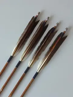 弓道 竹矢 白鷹6本組 - メルカリ