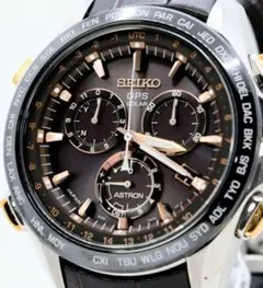 SEIKO ASTRON クロノグラフ GPS ソーラー デイト チタン メンズのサムネイル