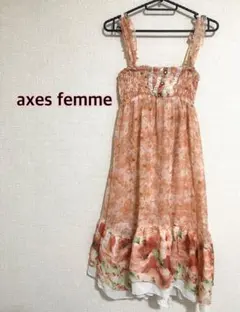 axes femme 花柄 ワンピース Mサイズ