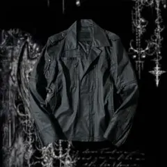 y2k 00s archive コーティング トラッカージャケット 短丈 パンク