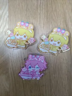 すとぷり　るぅと　さとみ　アクリルバッジ