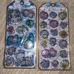 あわわちゃん　ウォーターインシール　2枚セット