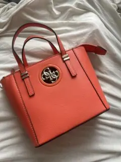 【美品】GUESS 2way ショルダーバッグ オレンジのサムネイル