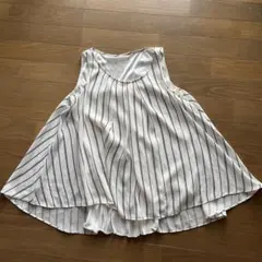 ノースリーブストライプチュニック