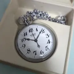 SEIKO 懐中時計 新品電池　鉄道時計