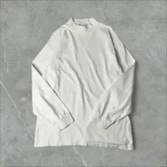 USA製 Lee ヘビーウェイト モックネック Tシャツ L ホワイト 白