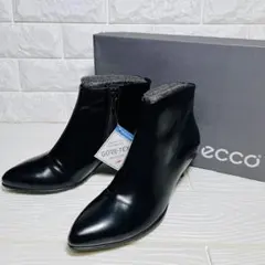【未使用】ECCO SHAPE45 GORE-TEX ショートブーツ 黒 23