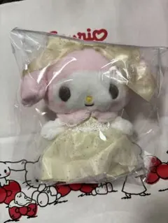 レディマイメロディ　デザインシリーズ　マスコットホルダー　バースデー　イエロー