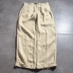 古着 90s Harris London ワイド リネン パンツ スラックスのサムネイル