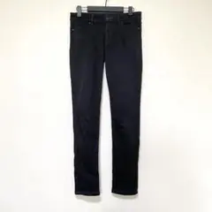 UNIQLO ウルトラストレッチ スキニー ジーンズ パンツ 黒25/63.５