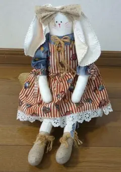カントリードール　うさぎ ハンドメイド
