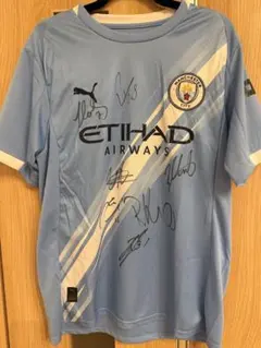 T*様 Manchester Cityユニフォーム名和田我空サイン入り | Mercari