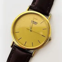 【電池交換済】SEIKO 7N01-8A10 クォーツ ゴールド ヴィンテージ