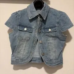 デニムジャケット　ショート丈