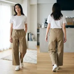 美品 2024SS パラスパレス ラフィバックチノストレートパンツ 2 日本製