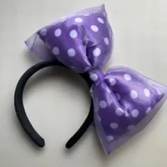 ディズニー　ミニー　ビッグリボン　カチューシャ