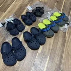 クロックス crocs キッズ用7足(c4/5 c8/9 c10/11 …